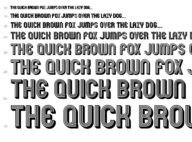Mexcellent font waterfall